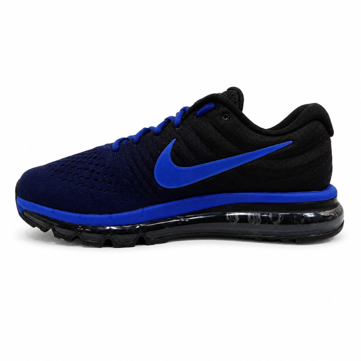 Zapatilla Deportiva Degrade Azul - Negro Con Aire - Imagen 5
