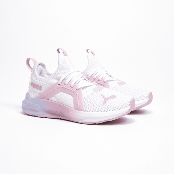 Zapatilla Blanca y Rosa