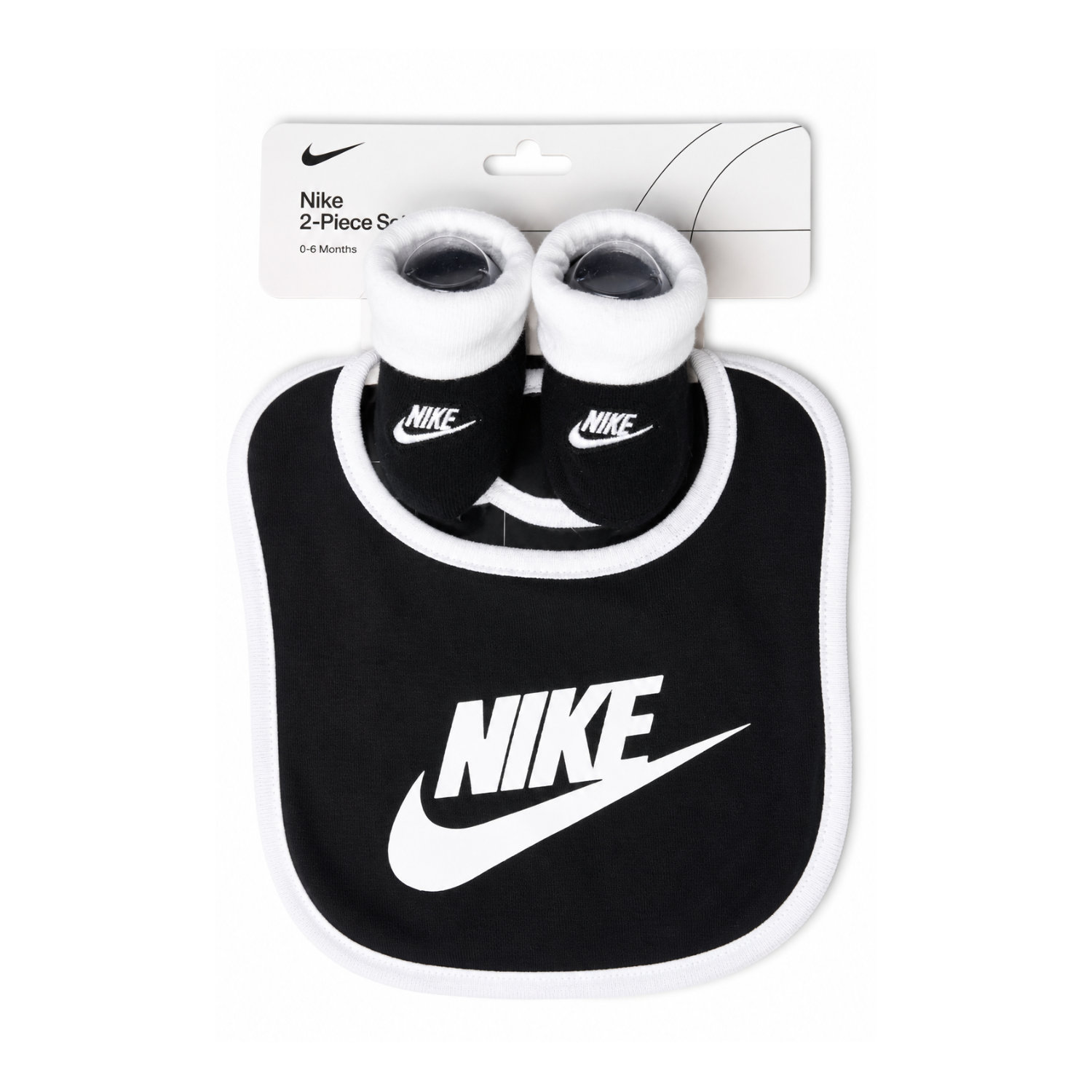 Set 2 Piezas Nike 0 a 6 Meses Negro Set 2 Piezas Negro - Imagen 1