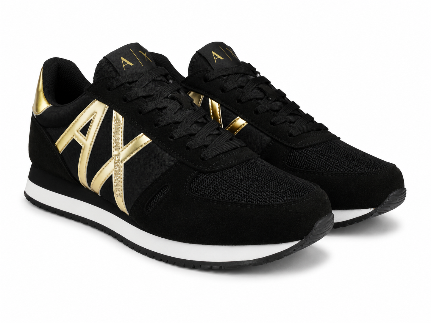 XDX031 Talla 38 Zapatilla Negra y Dorado - Imagen 1