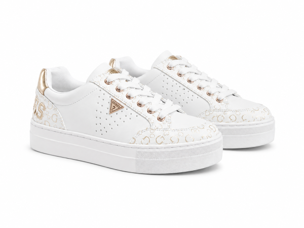 GFPipere 6 Blanca Con Detalles Dorados