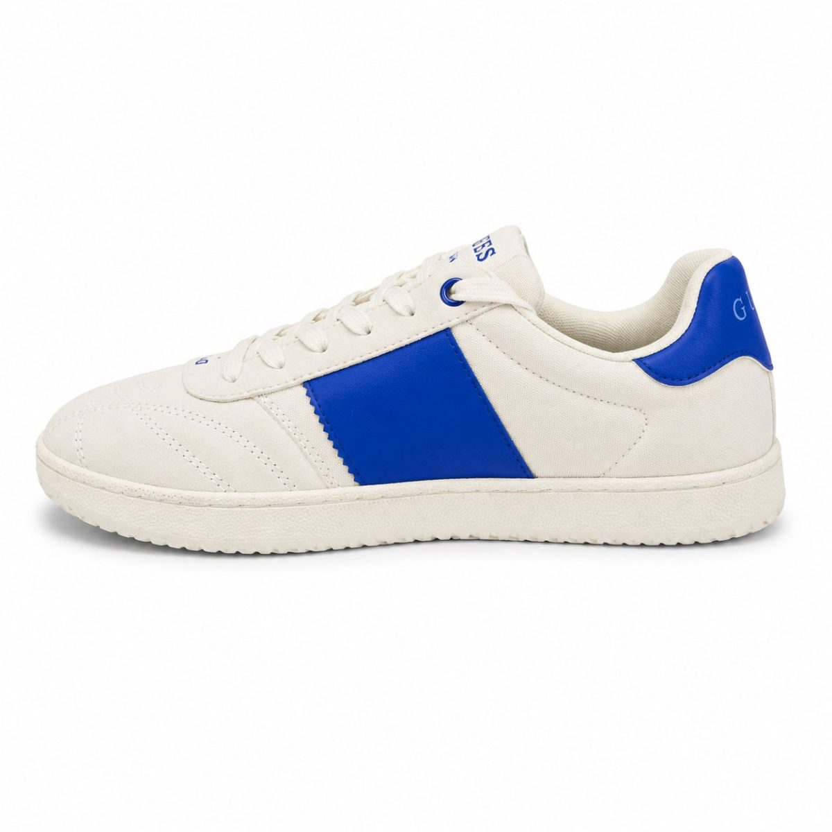 Zapatilla Casual Blanca Con Detalles Azul - Imagen 5