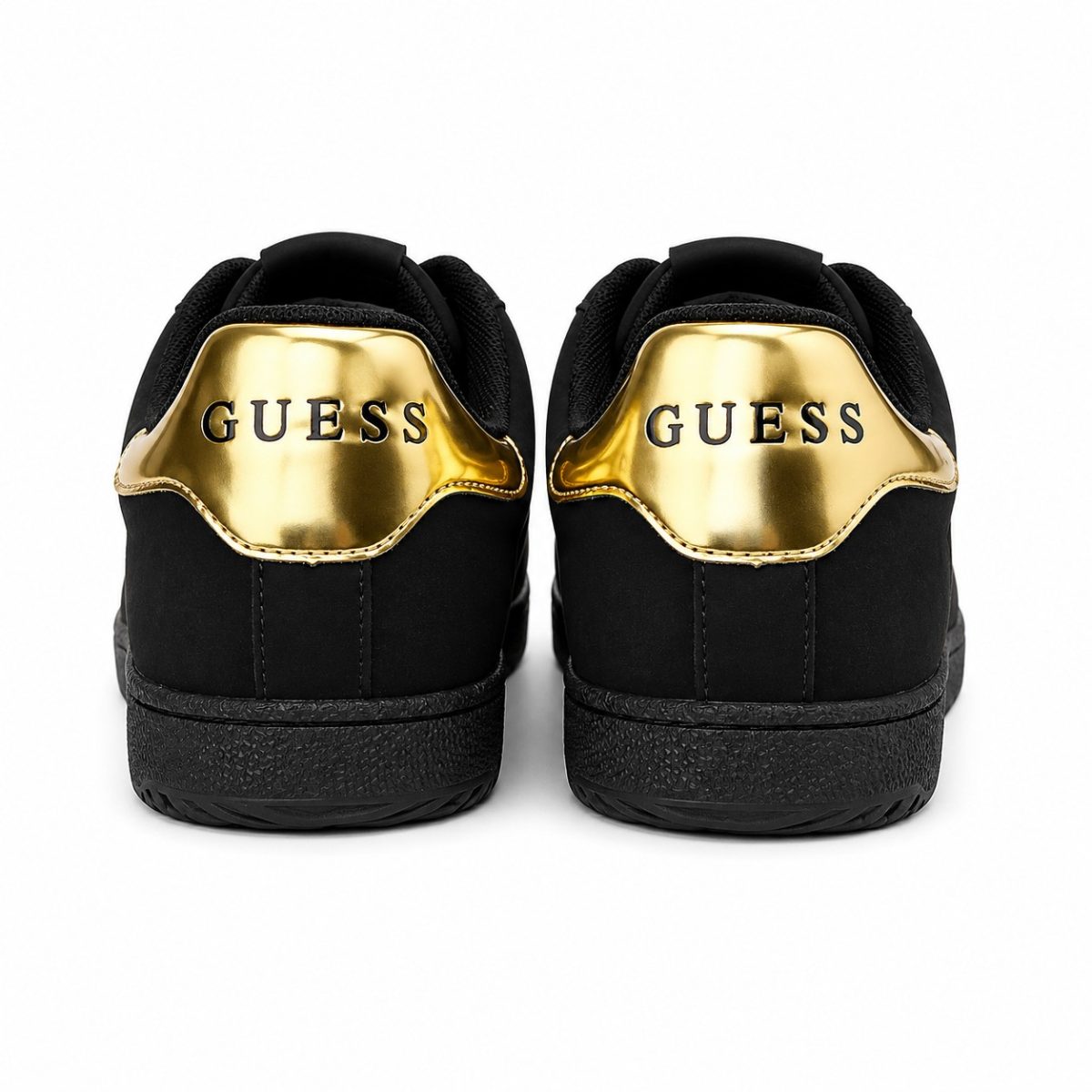 Zapatilla Casual Negra Con Detalles Dorados - Imagen 4