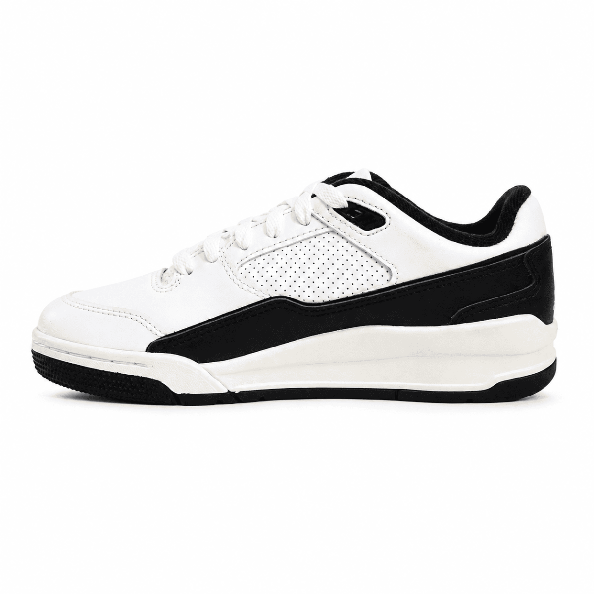 Zapatilla Clásica Fligth Blanca Con Detalles Negros - Imagen 5
