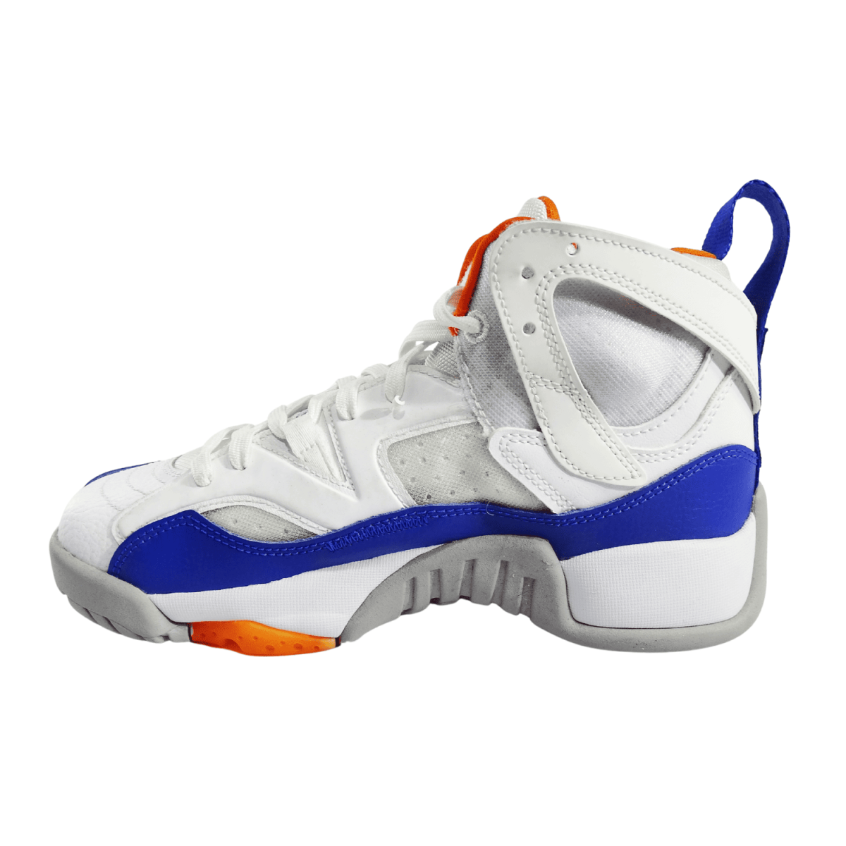 Zapatilla Blanca con Azul y Naranja - Imagen 5
