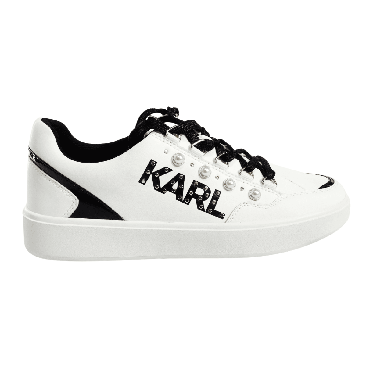 Zapatilla Blanca con Perlas - Imagen 3