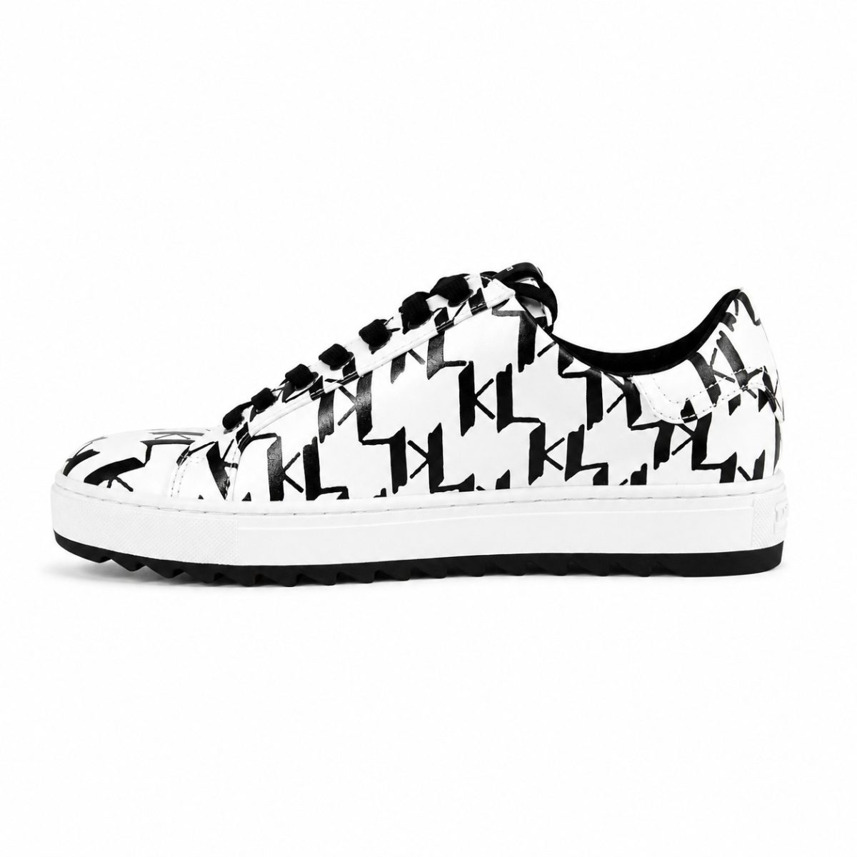 Zapatilla Blanca - Negra Multilogo - Imagen 5