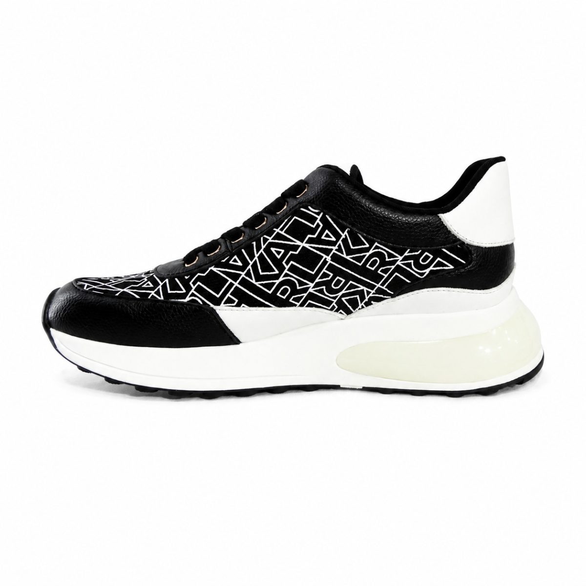 Zapatilla Multilogo Negro - Blanco - Imagen 5