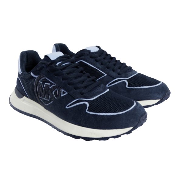 Zapatilla Deportiva Azul Logo Lateral