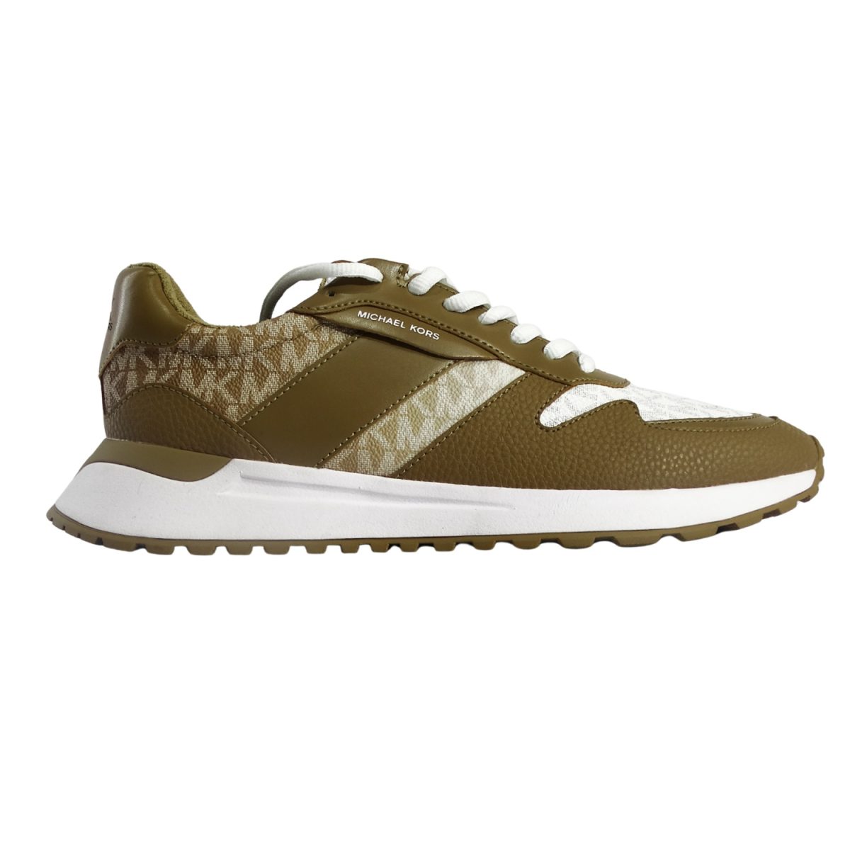 Zapatilla Deportiva Monograma En Degrade Café - Crema - Blanco - Imagen 3
