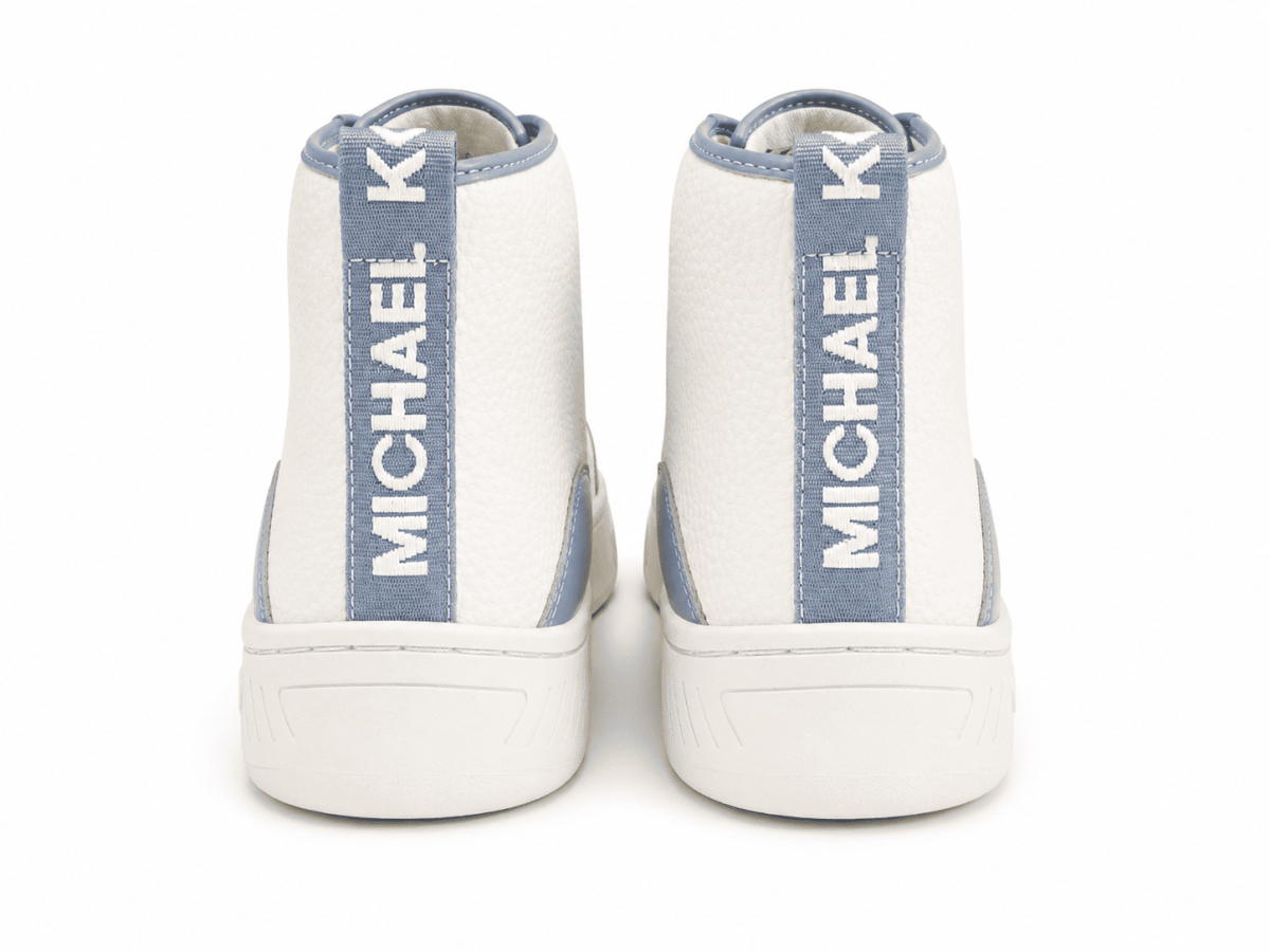 Shea Mid High Top Faux Leater Pale Blue - Imagen 4