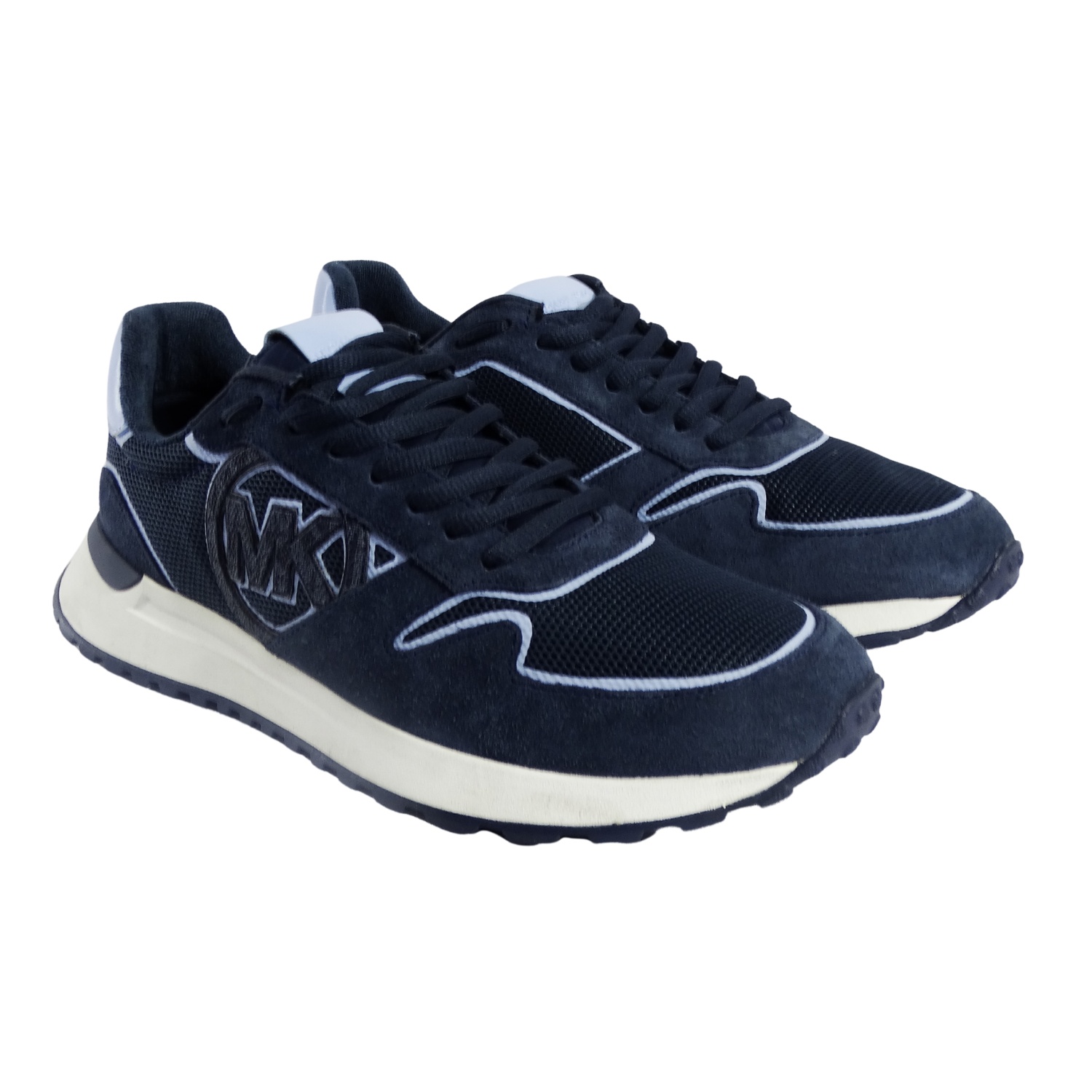 Zapatilla Michael Kors Zapatilla Deportiva Azul Logo Lateral - Imagen 1
