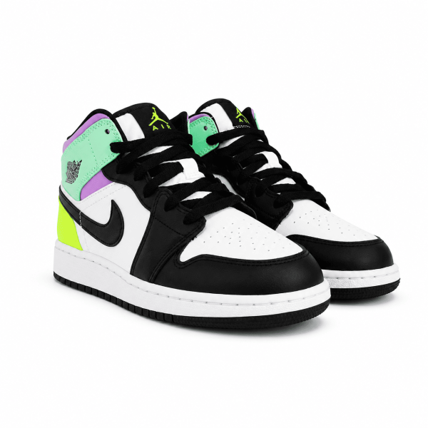 Zapatilla Retro Multicolor Con Caña