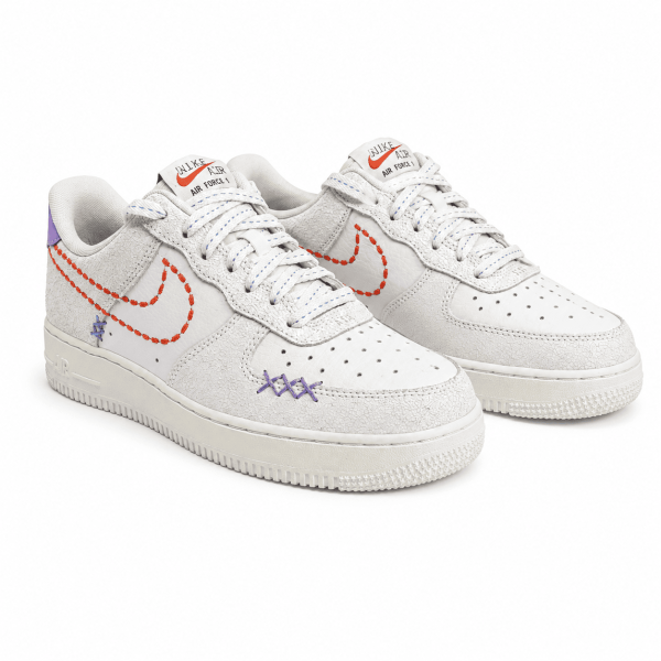 Zapatilla Blanca con Colores