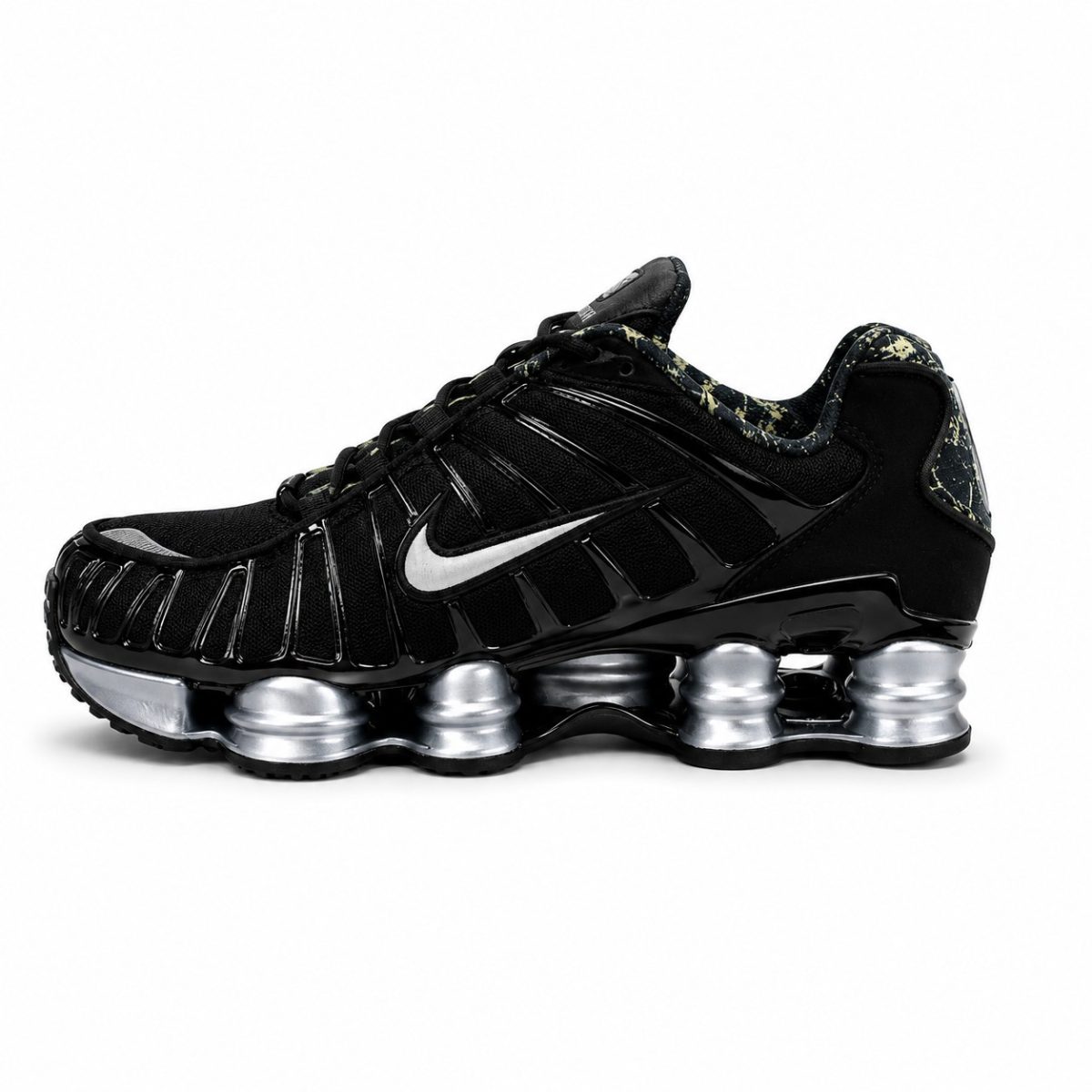Zapatilla Deportiva Negra Con Soporte Plateado - Imagen 5