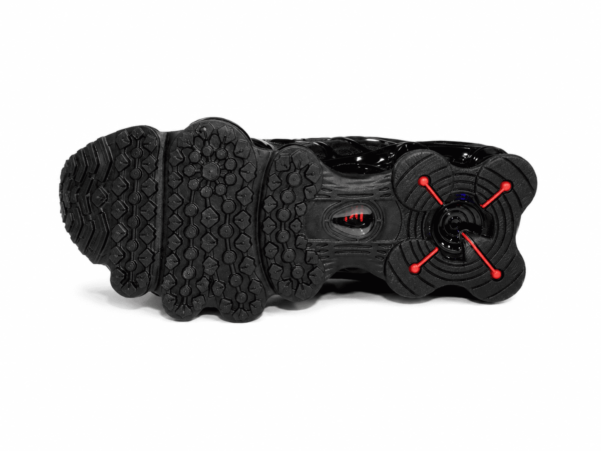 Zapatilla Total Black De Malla Con Aire En La Suela - Imagen 5
