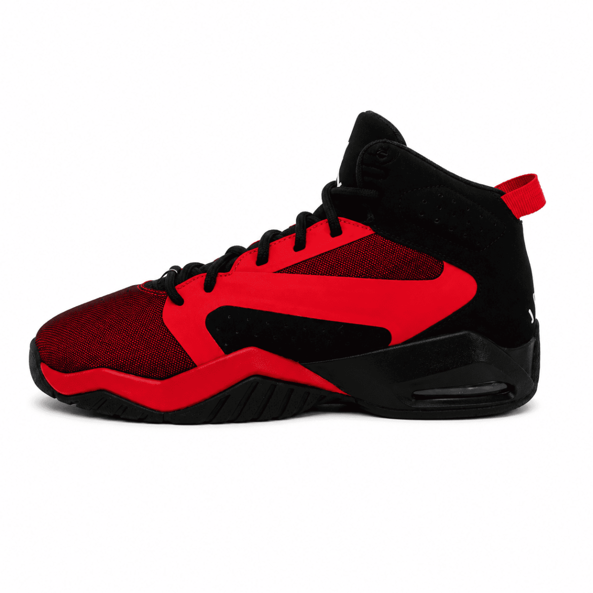 Zapatilla Roja y Negra Con Caña - Imagen 5