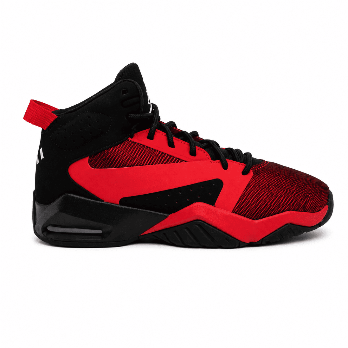 Zapatilla Roja y Negra Con Caña - Imagen 3