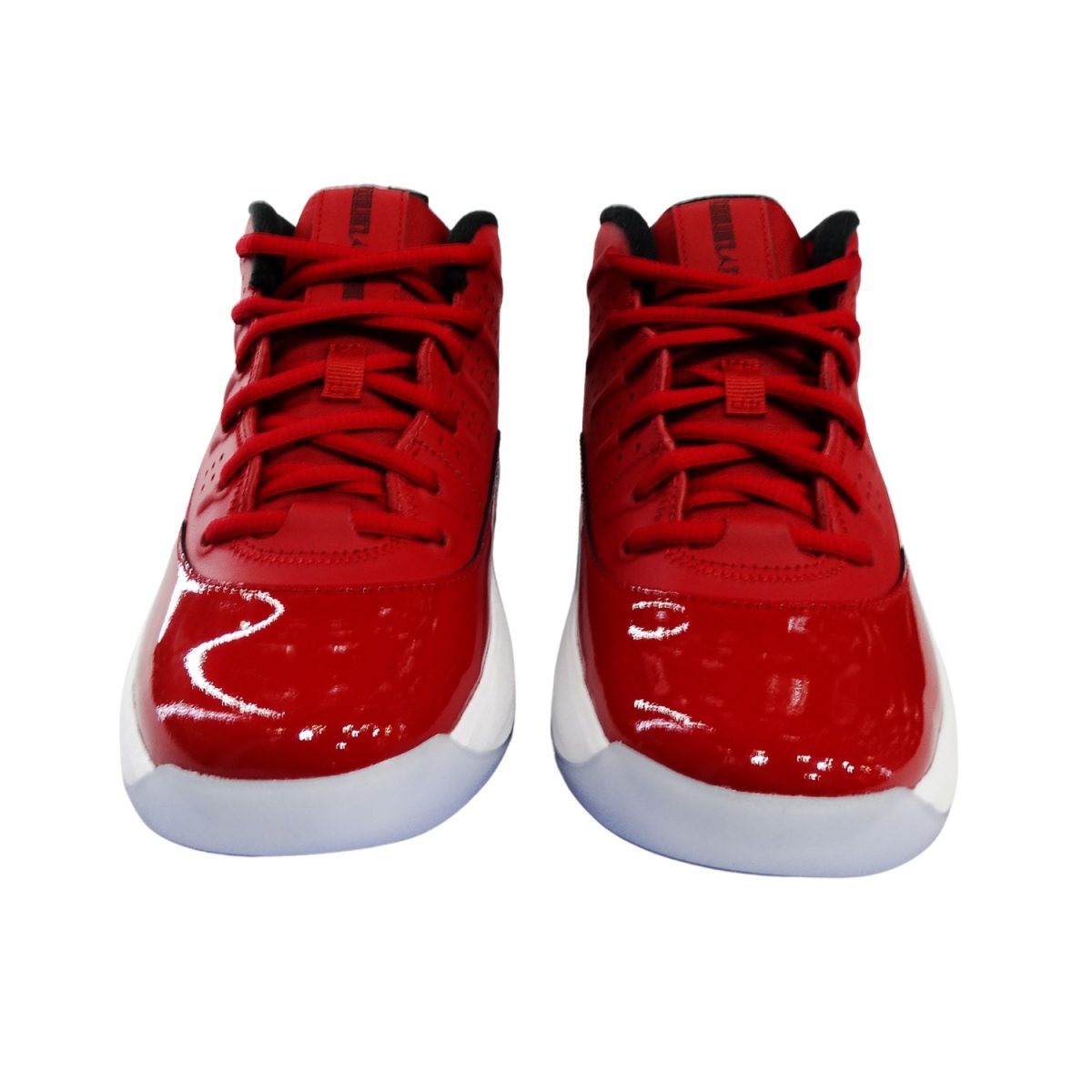Zapatilla Deportiva Roja Con Detalles En Charol De Media Caña - Imagen 2