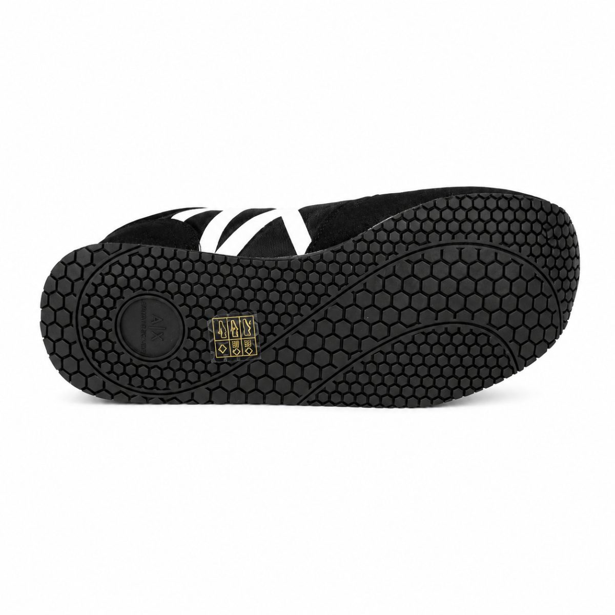 Zapatilla Casual Negra Con Logo Lateral Blanco - Imagen 6