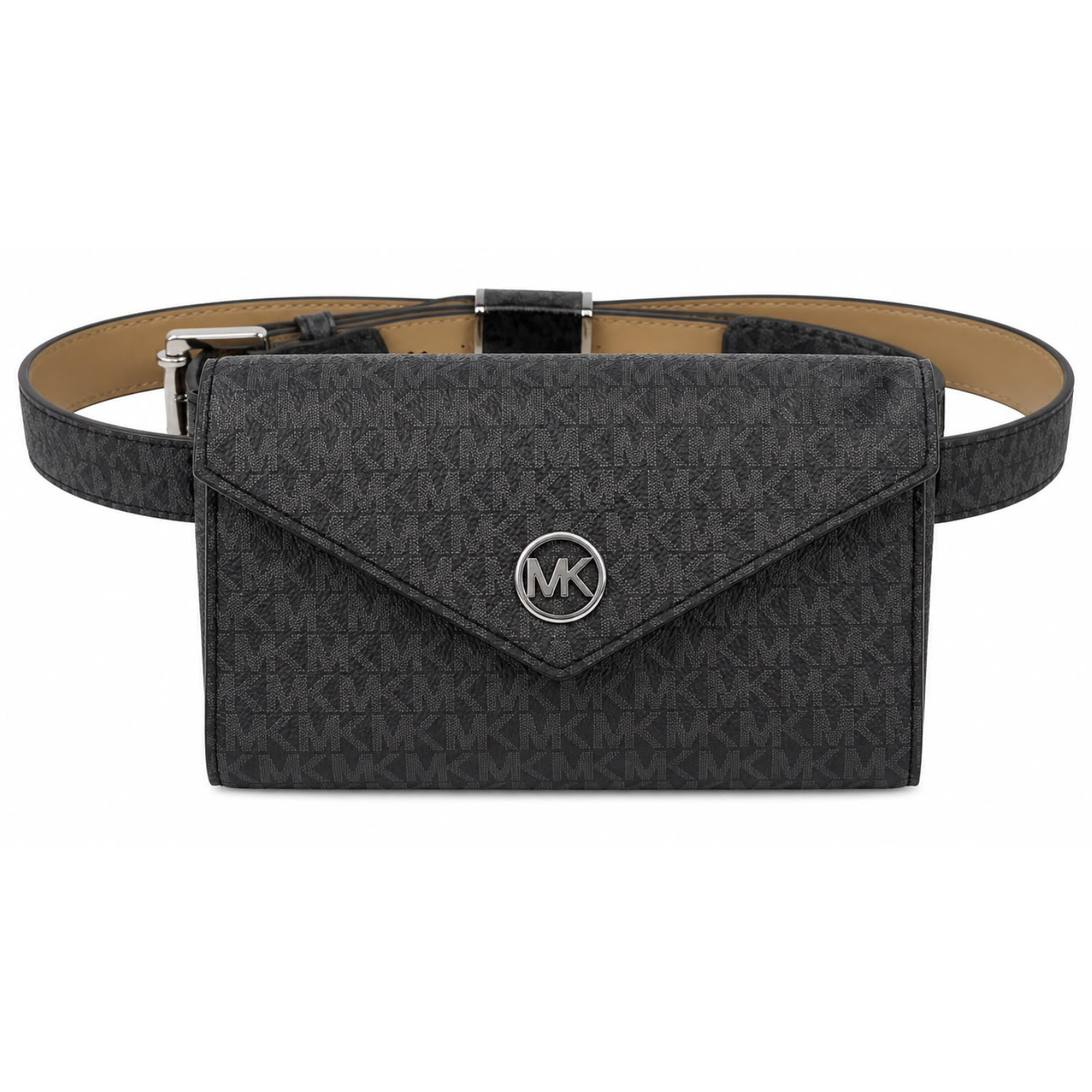 Bandolera Michael Kors Bandolera Casual Con Monograma Negro - Imagen 1