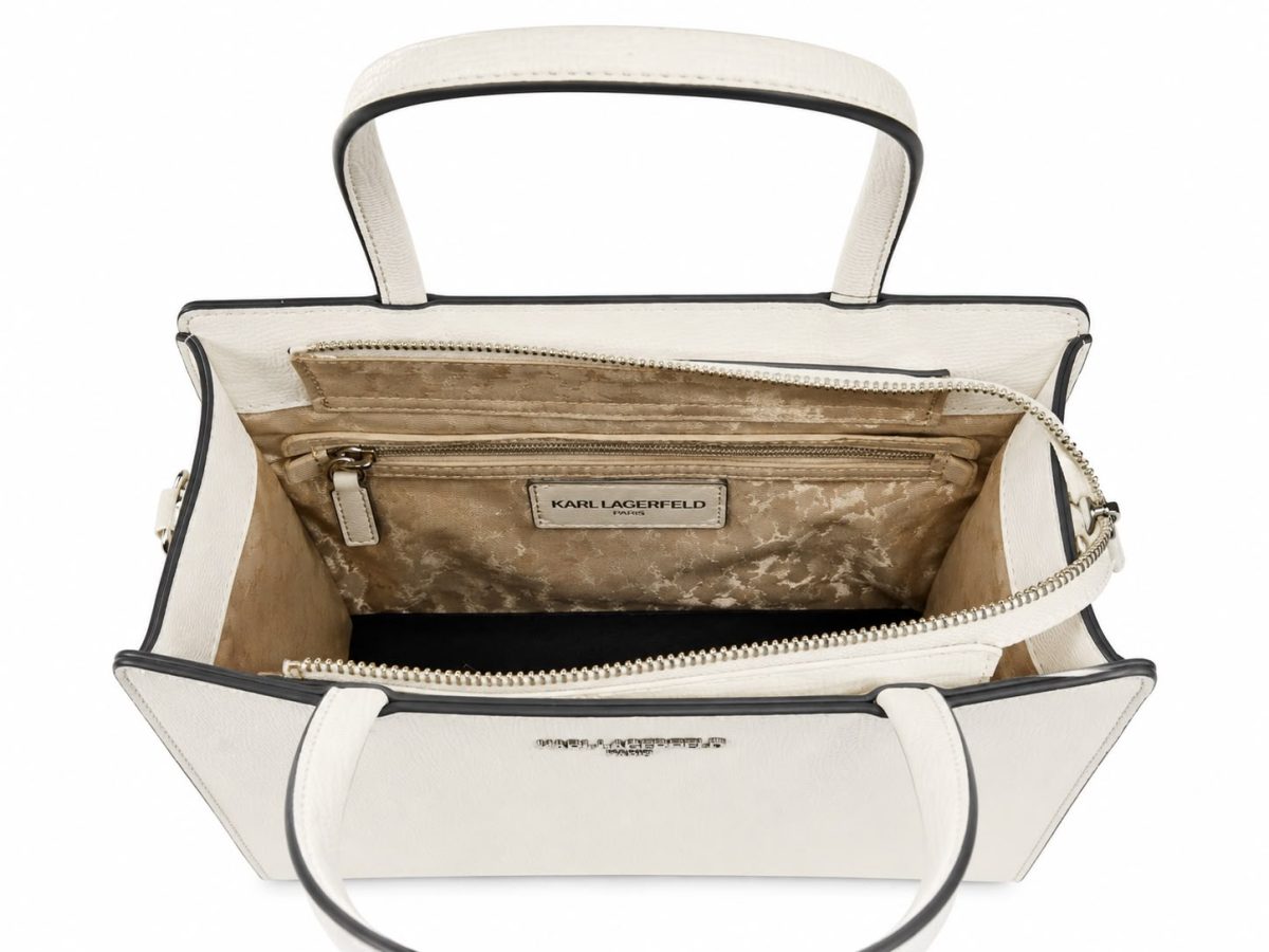 Cartera Tote Blanca Asa Ajustable - Imagen 3