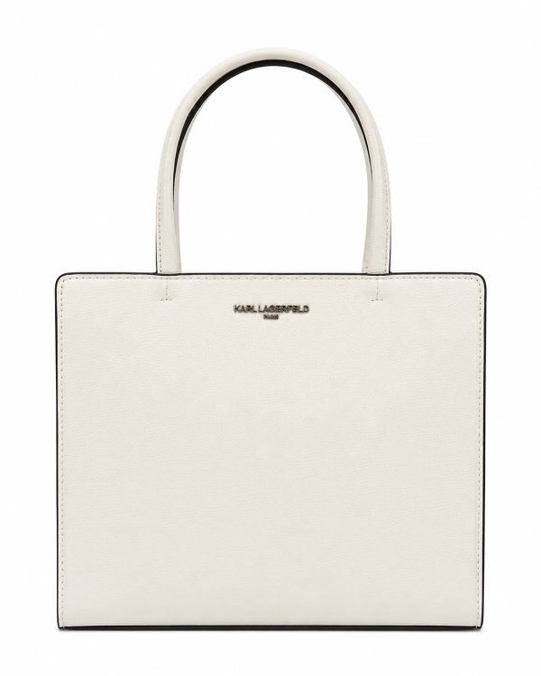 Cartera Tote Blanca Asa Ajustable