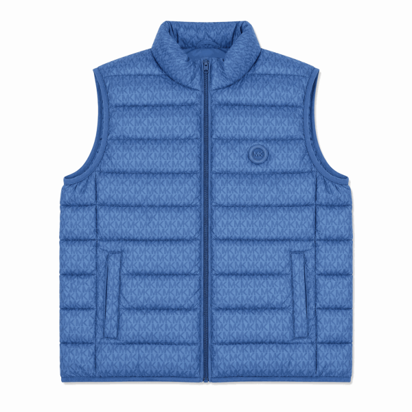Chaqueta Azul Sin Mangas Reversible