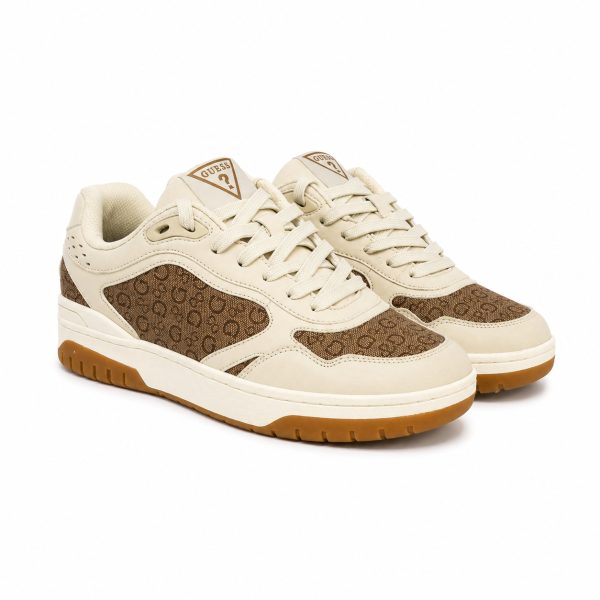 Zapatilla Casual Multilogo Beige - Café
