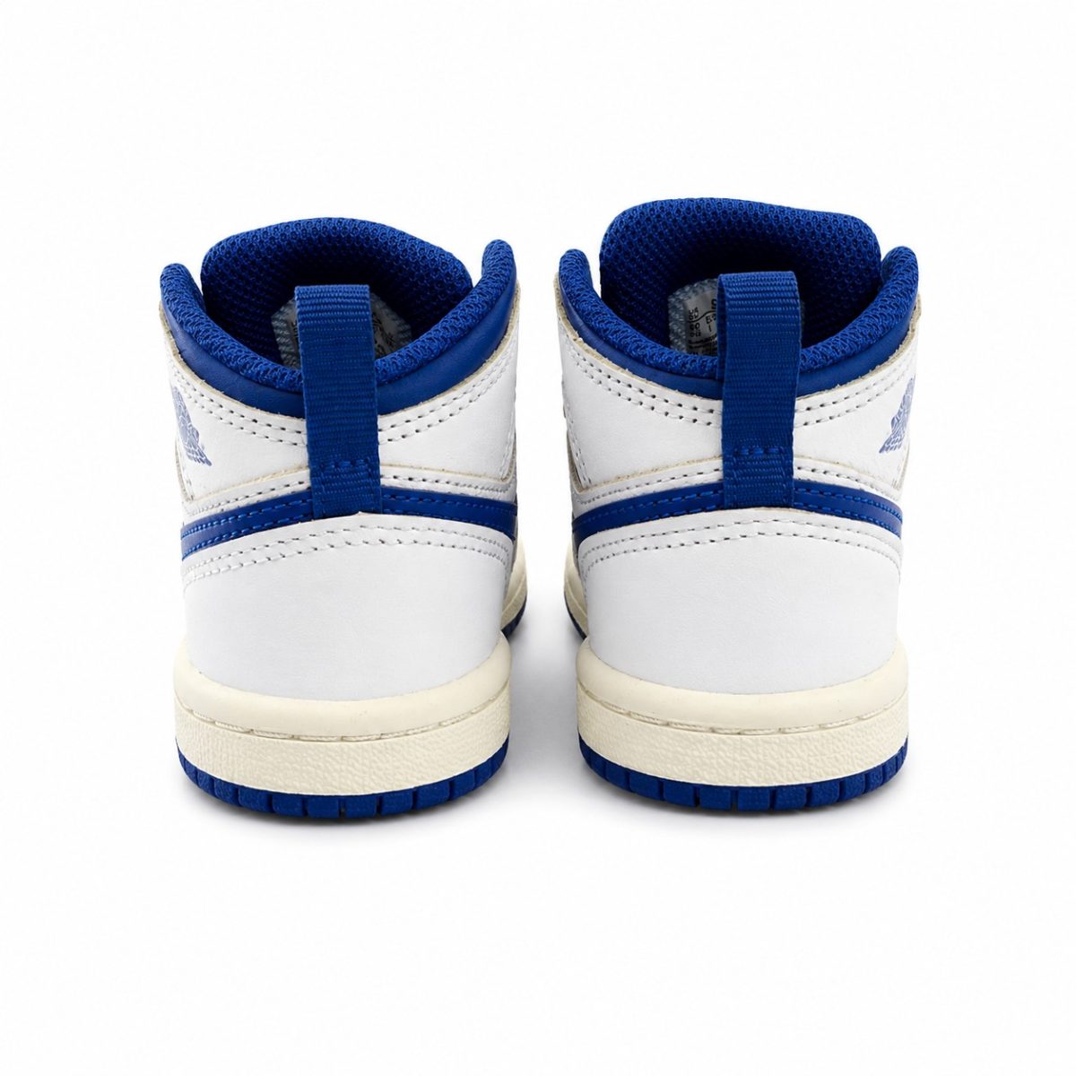 Zapatilla Urbana Blanca Con Detalles Azul De Media Caña - Imagen 4