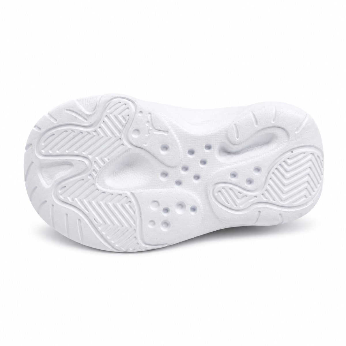 Zapatilla Deportiva Blanca Con Detalles En Charol Celeste - Imagen 6