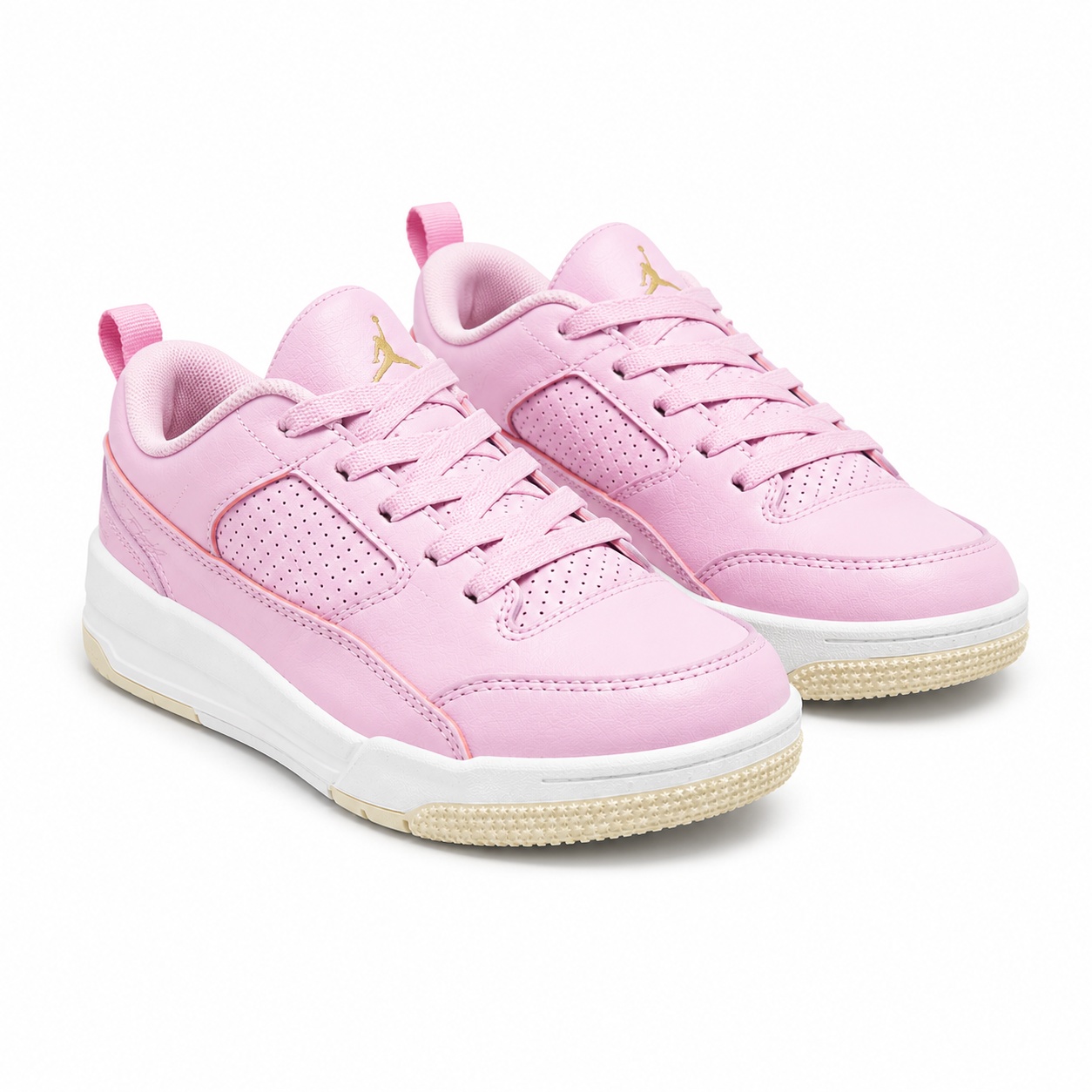 Jordan Fligth Court (PS) Rosada Zapatilla Urbana Rosada - Blanco - Imagen 1