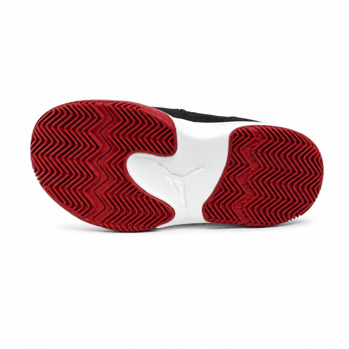 Zapatilla Deportiva Negra Con Detalles Rojos y Suela Blanca De Media Caña - Imagen 6