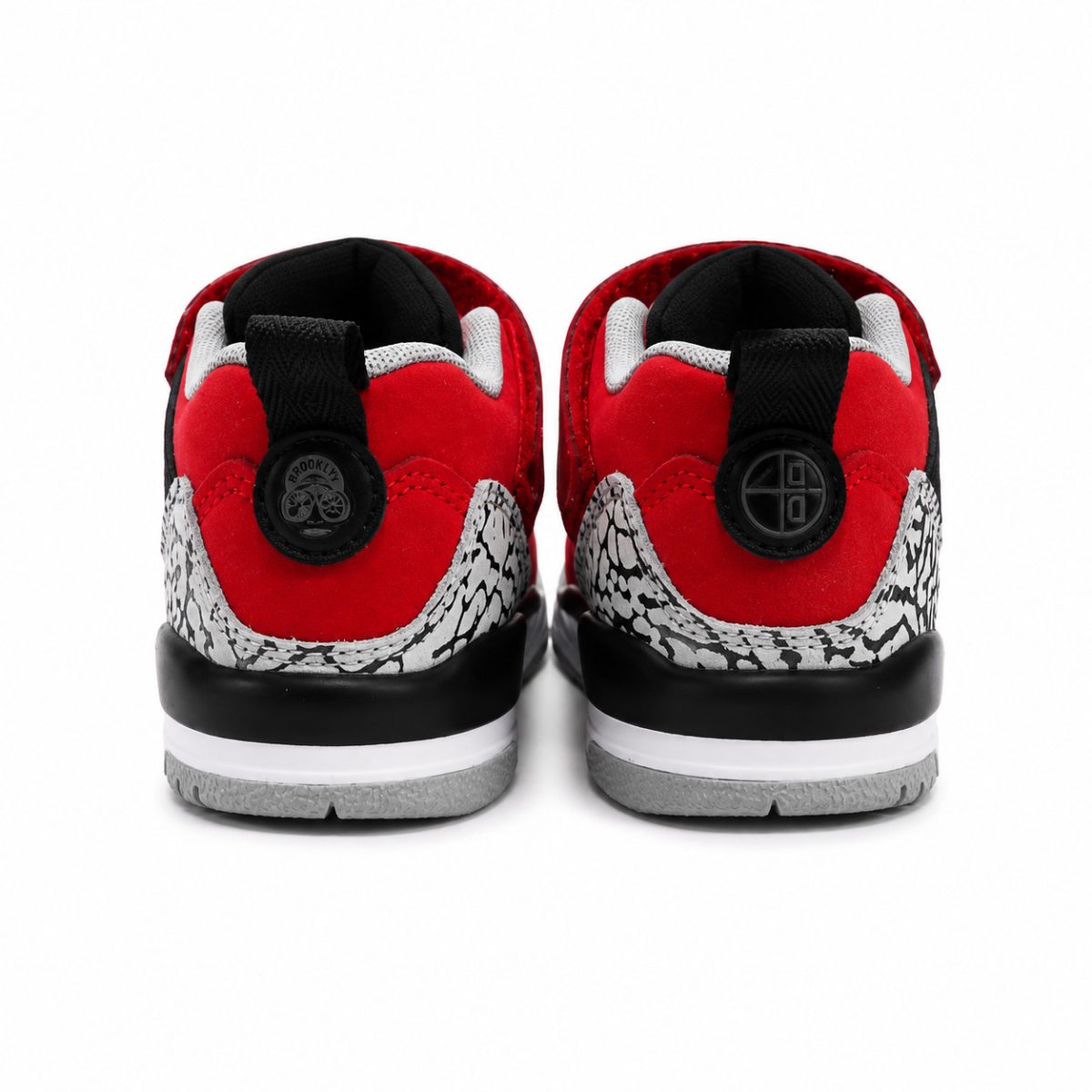 Zapatilla Deportiva Rojo Opaco De Media Caña - Imagen 4