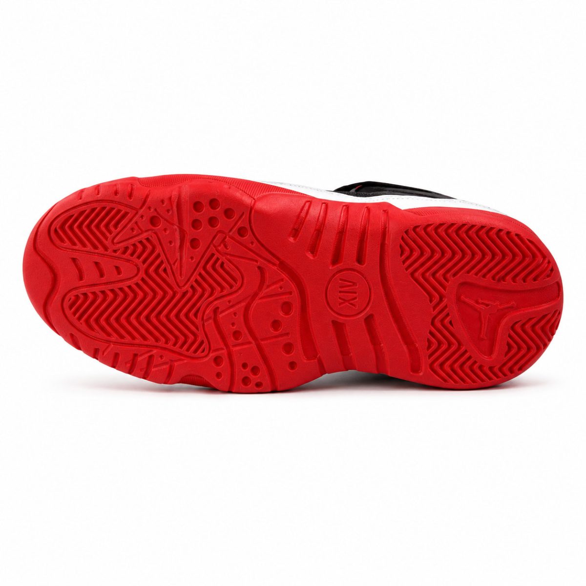 Zapatilla Deportiva Negra Con Detalles Blanco Y Rojo De Media Caña - Imagen 6