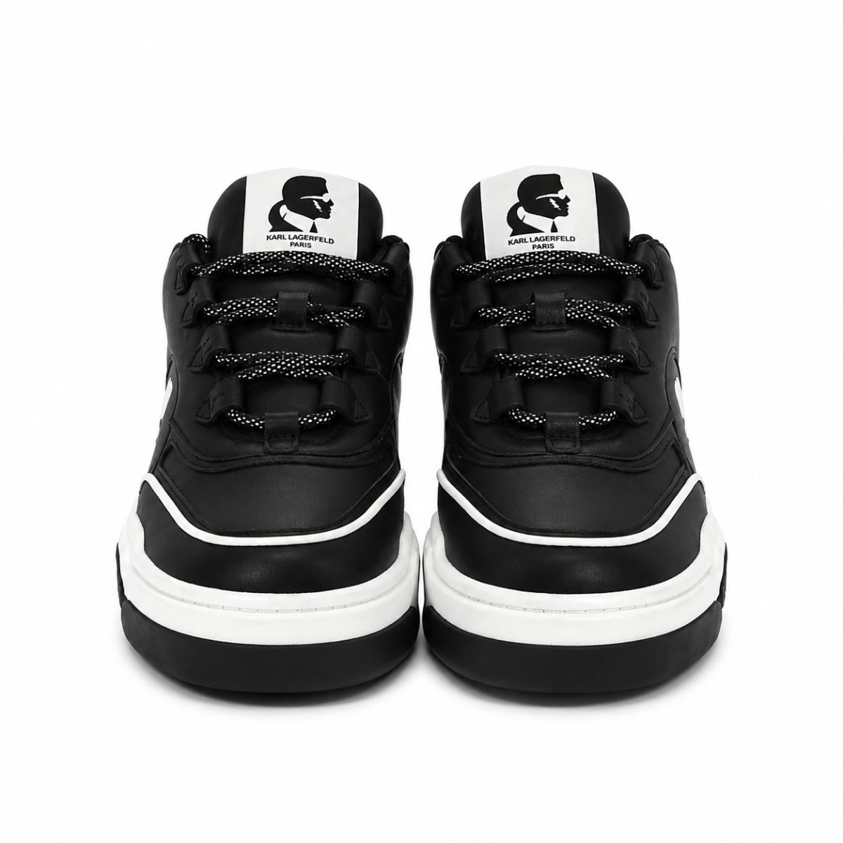 Zapatilla Urbana Chunky Negra Con Detalles Blancos - Imagen 2