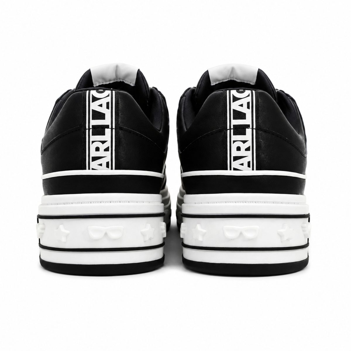 Zapatilla Urbana Chunky Negra Con Detalles Blancos - Imagen 4