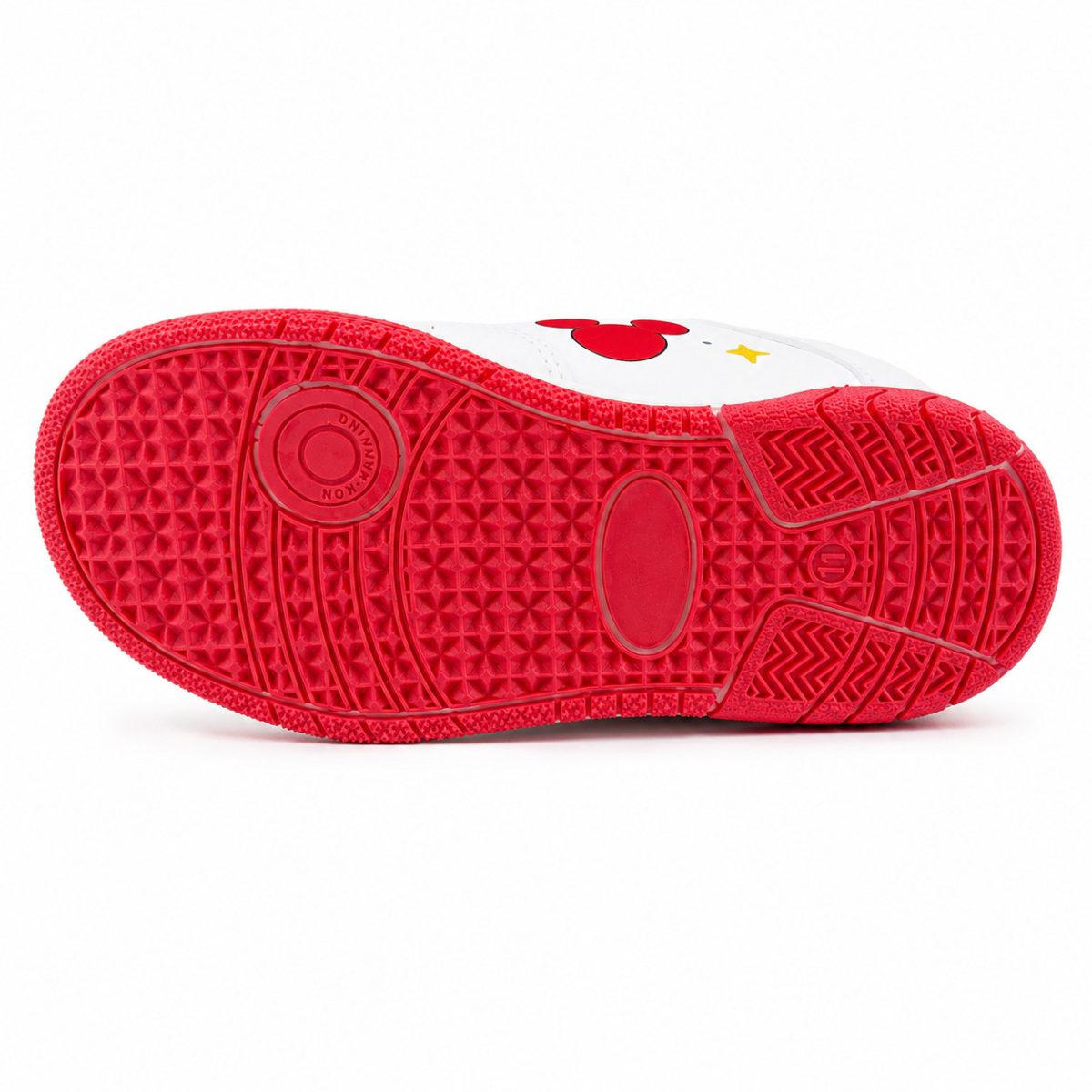 Zapatilla Blanca Personaje Lateral Con Detalles Rojo - Imagen 6