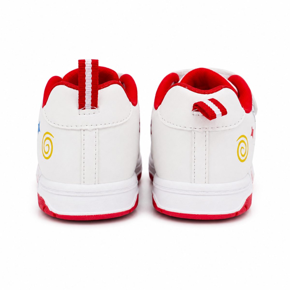 Zapatilla Blanca Personaje Lateral Con Detalles Rojo - Imagen 4