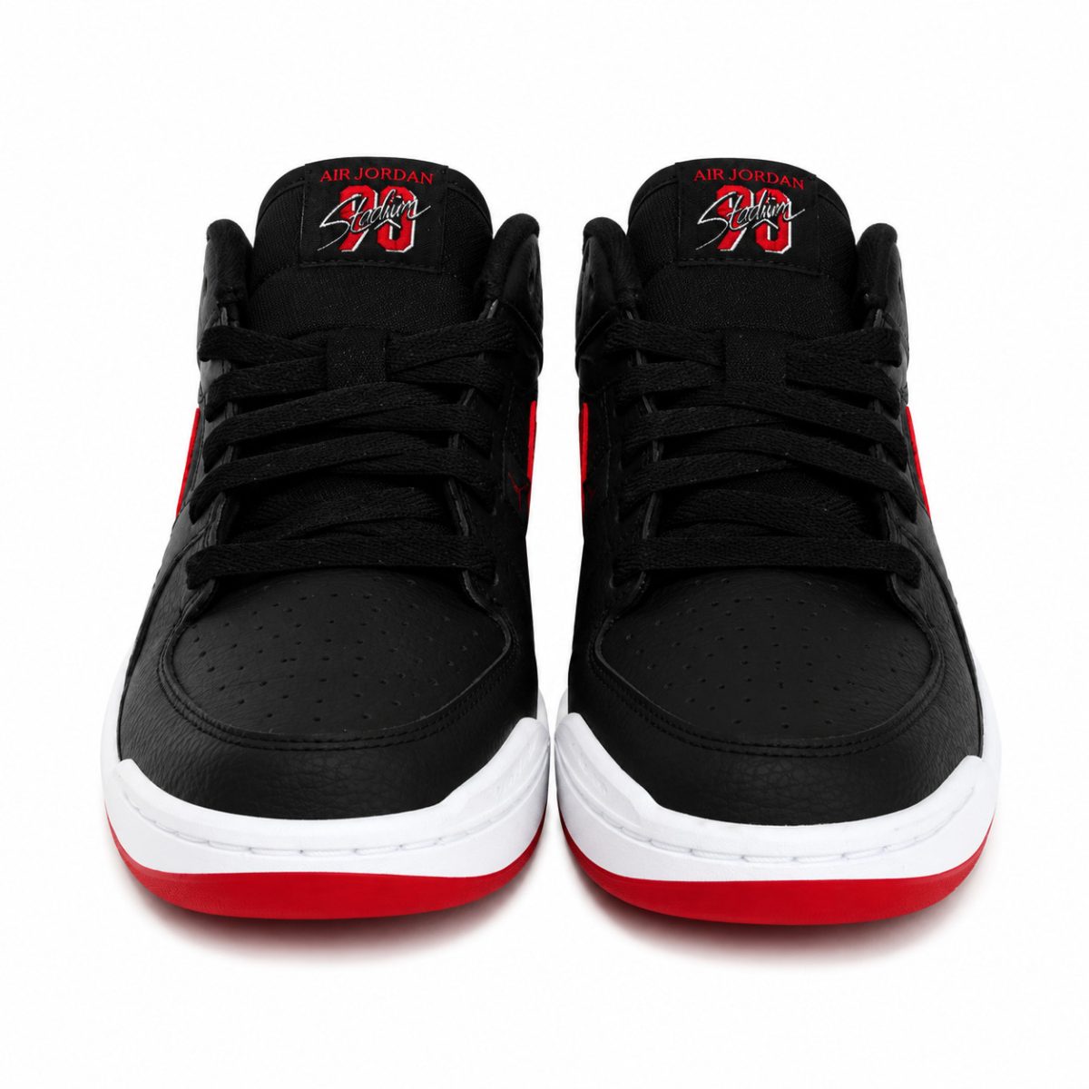 Zapatilla Deportiva Negra - Roja - Imagen 2