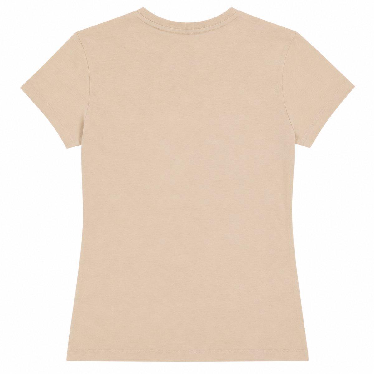 Polera Beige Con Logo Blanco Y Detalles En Dorado - Imagen 2