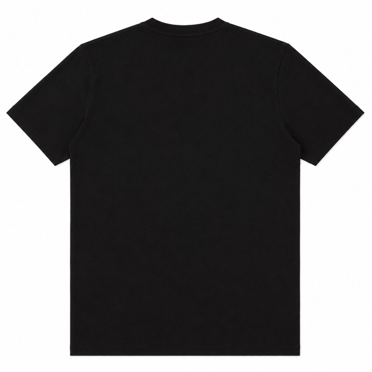 Polera Negra Con Logotipo Frontal En Relieve - Imagen 2