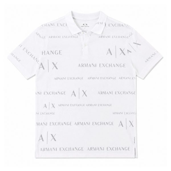 Polera Blanca - Monograma Con Cuello Y Botones