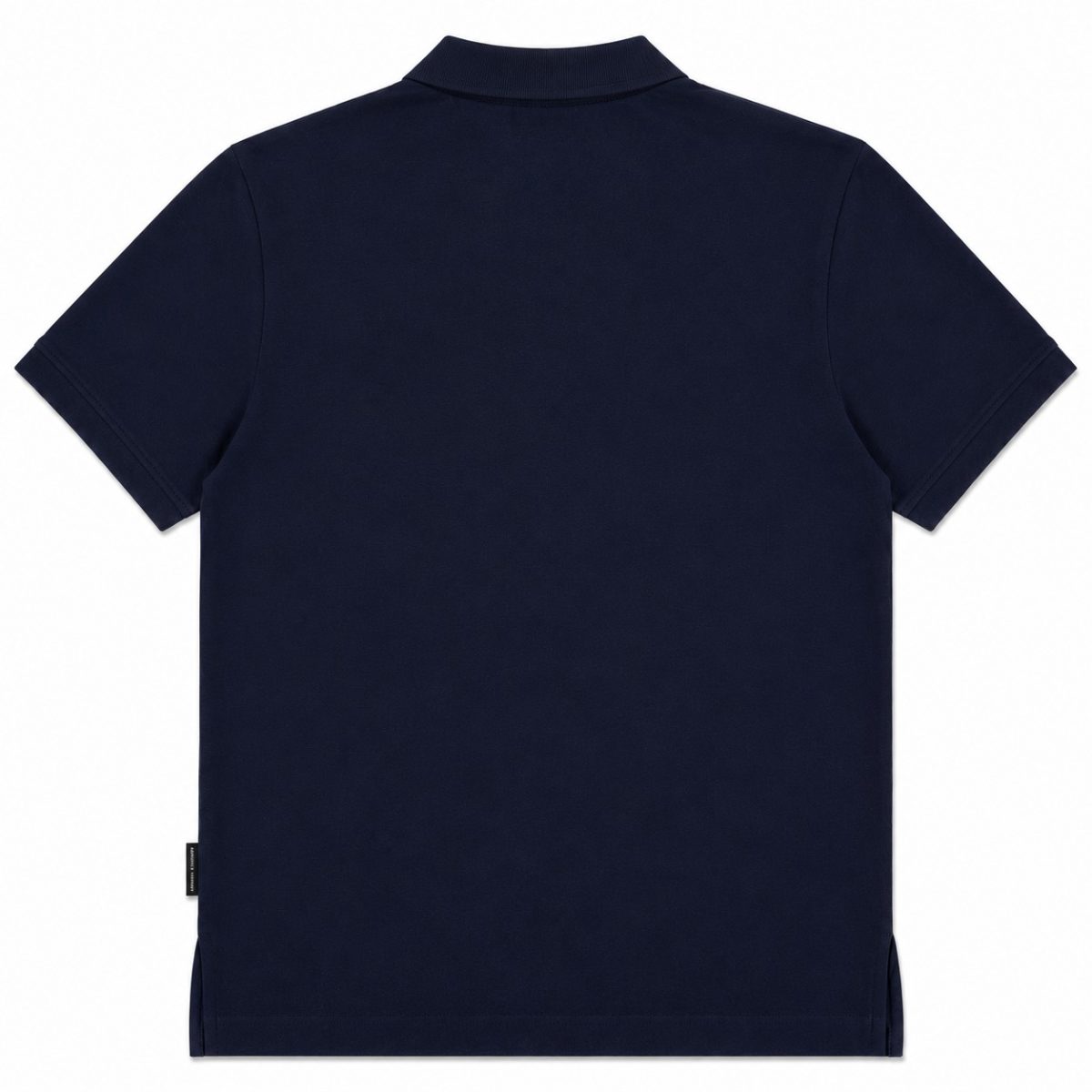 Polera Azul Marino Con Cuello Y Botones - Imagen 2