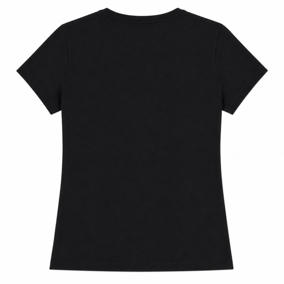 Polera Negra Con Logo Frontal - Imagen 2