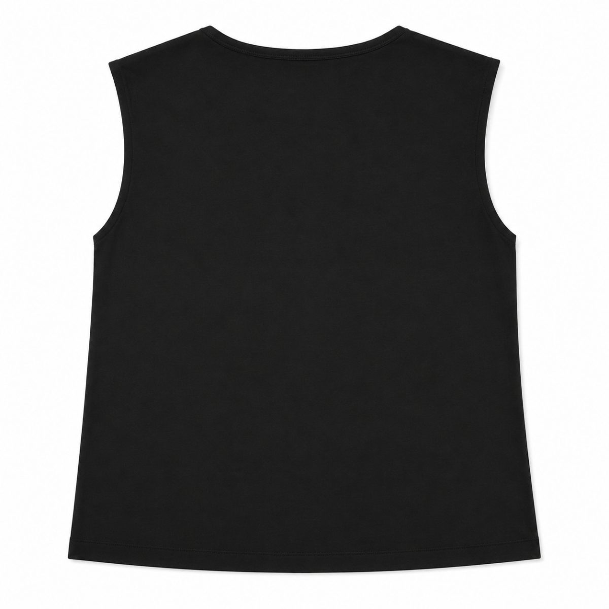 Polera Sin Mangas Negra - Imagen 2