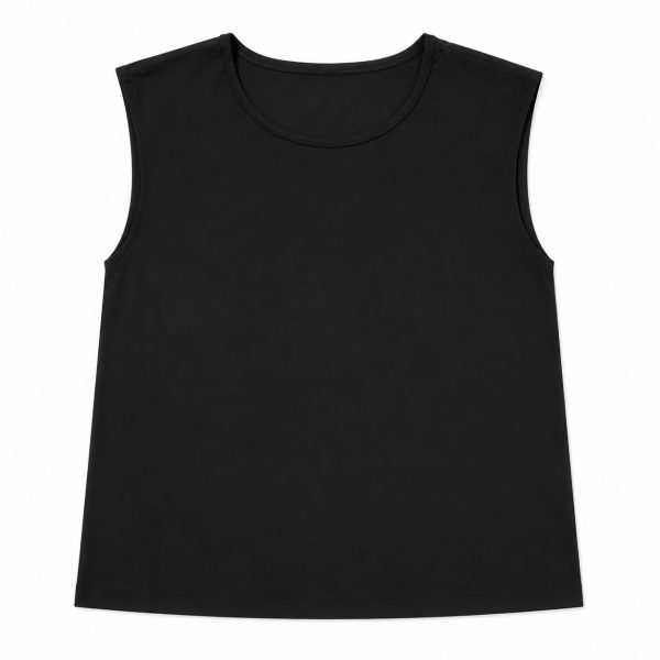 Polera Sin Mangas Negra