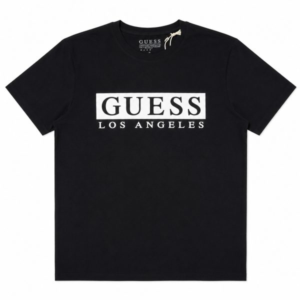 Polera Negra Con Logotipo Frontal Blanco