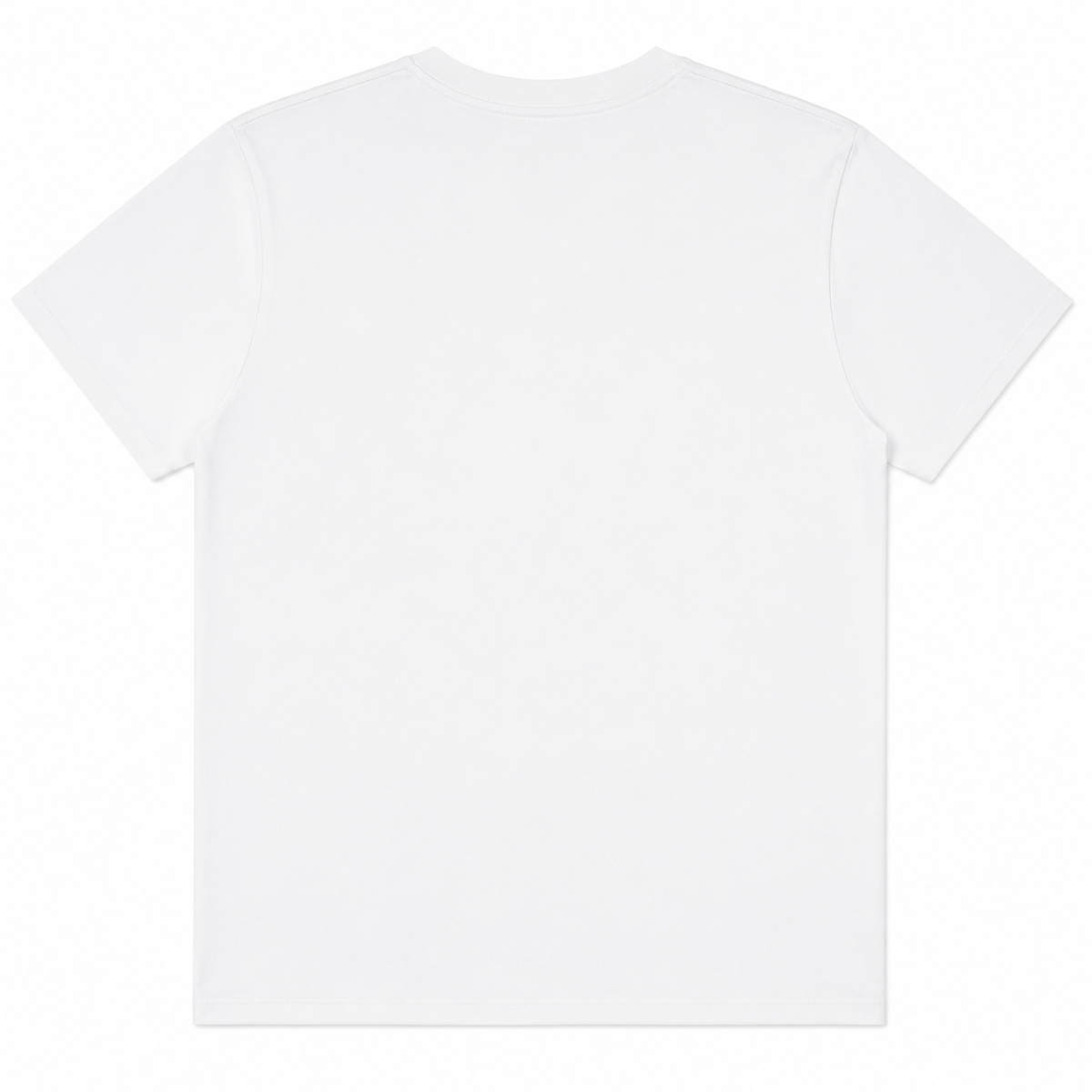 Polera Blanca Con Logotipo Fontal Negro-Blanco - Imagen 2