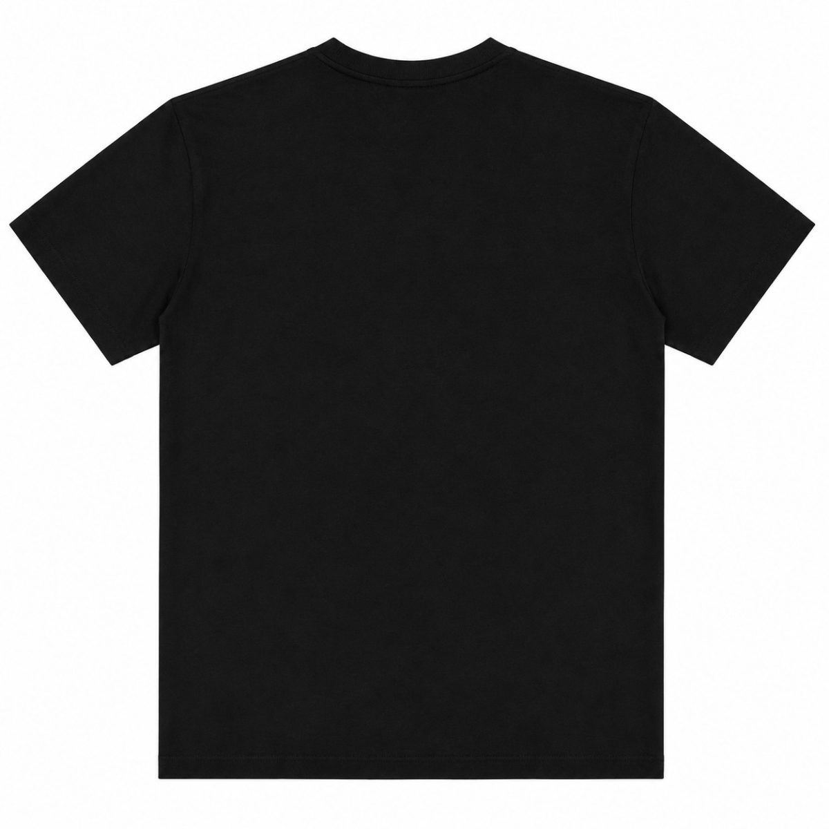 Polera Negra Con Estampado Frontal De Flores Rojas Y Serpiente - Imagen 2